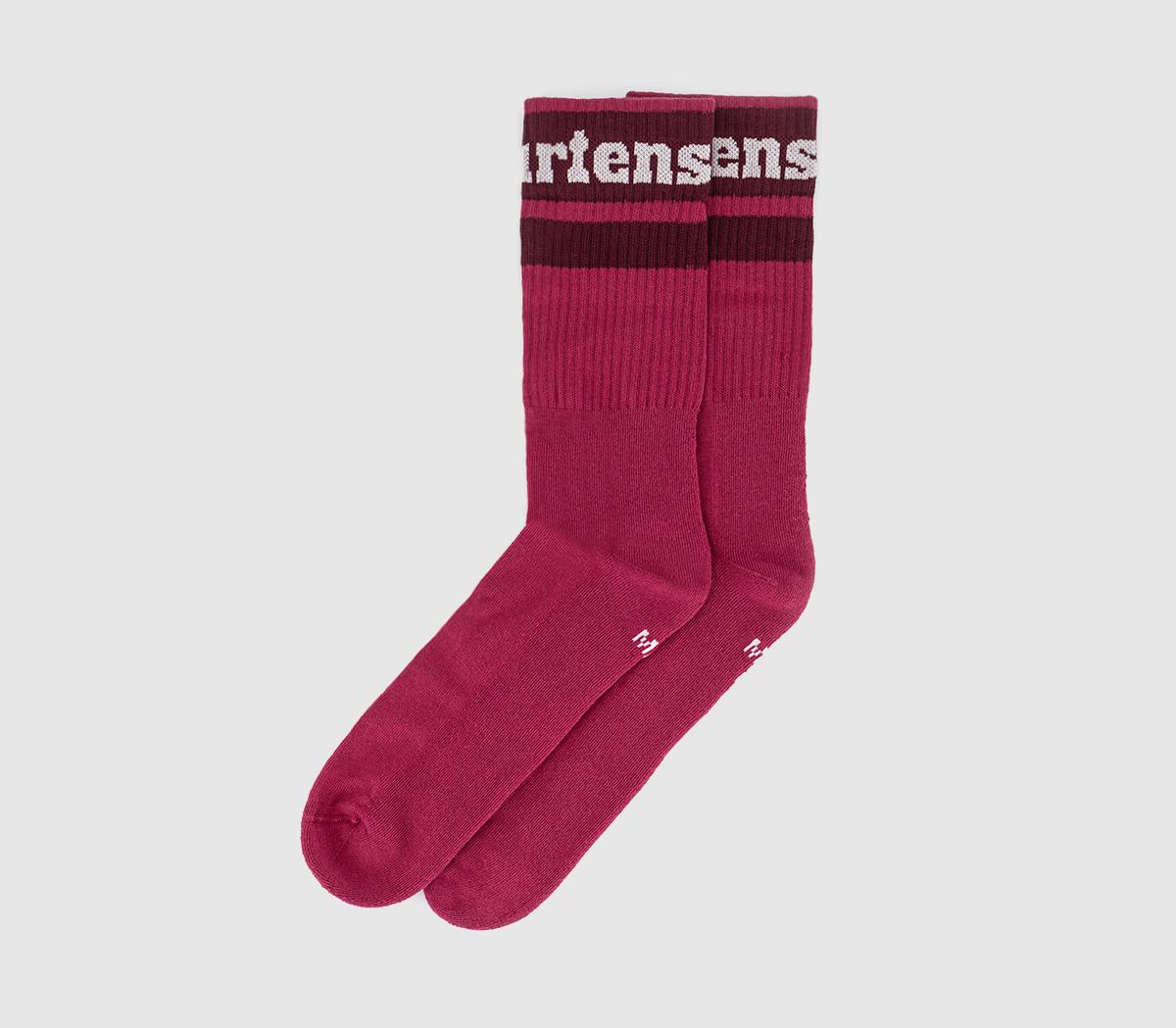 Dr. MartensAthletic Logo SocksFuchsia Pink