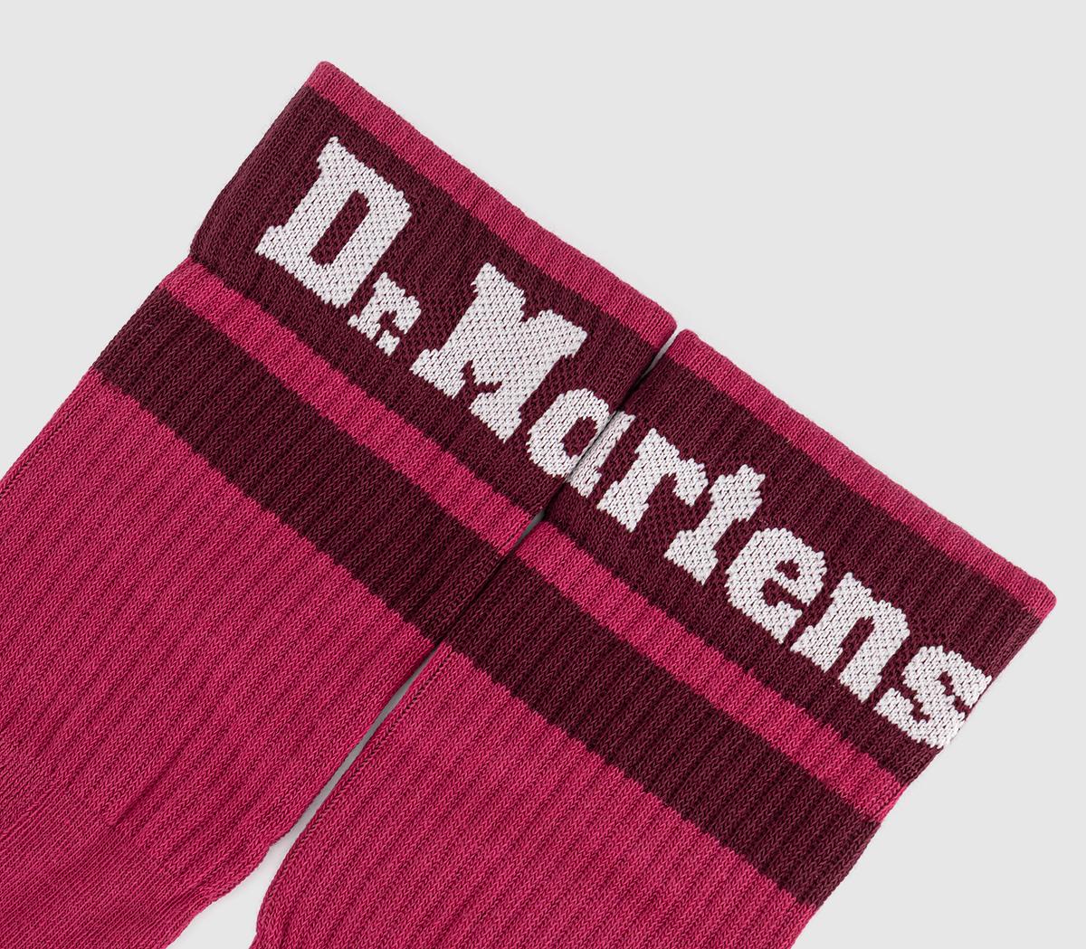 Dr. MartensAthletic Logo SocksFuchsia Pink