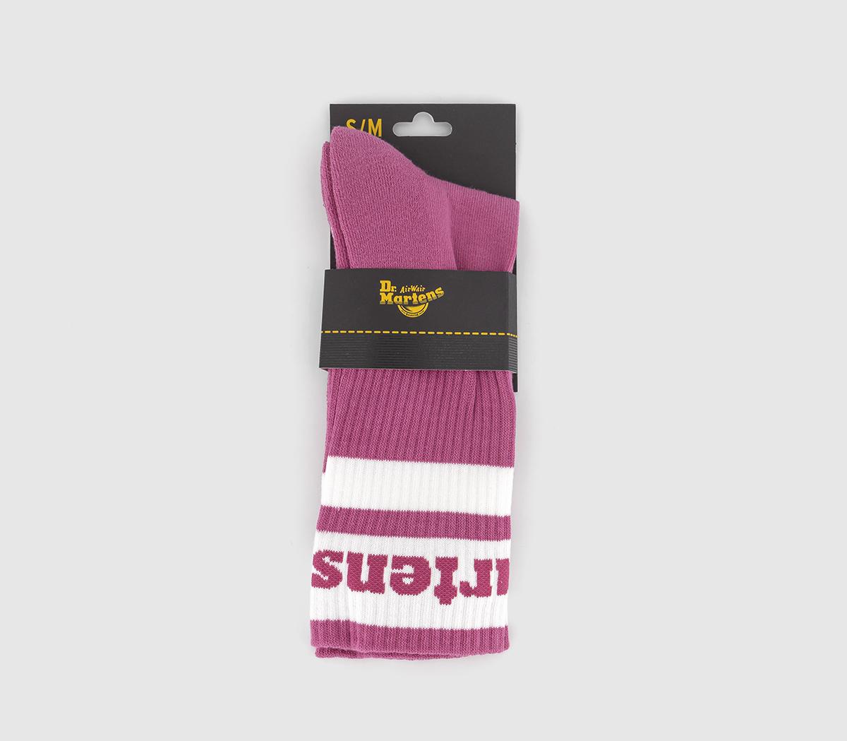 Dr. Martens Athletic Logo Sock Dr. Martens Athletic Logo Sock Thrift Pink