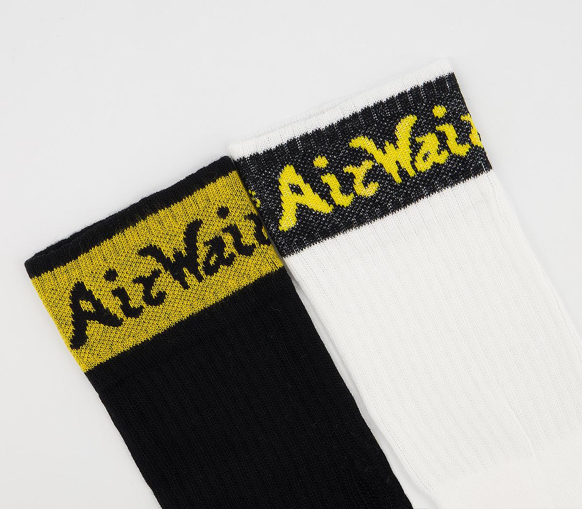 Dr. Martens Athletic Socks 2 Pack Dr. Martens Athletic Socks 2 Pack White Black