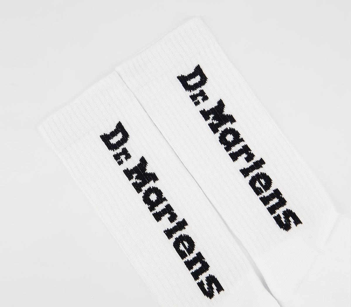 Dr. Martens Vertical Logo Socks Dr. Martens Vertical Logo Socks White