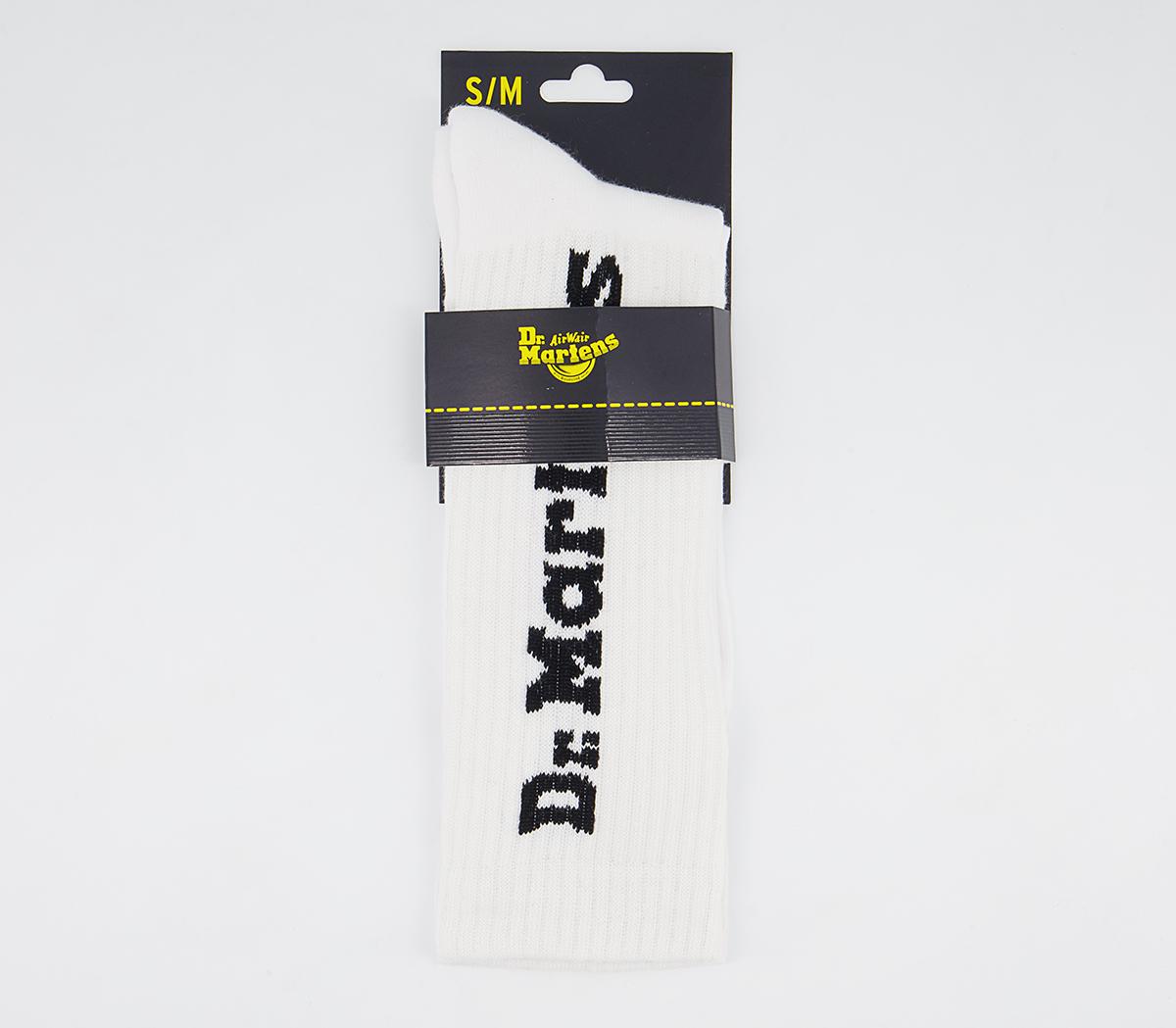 Dr. Martens Vertical Logo Socks Dr. Martens Vertical Logo Socks White