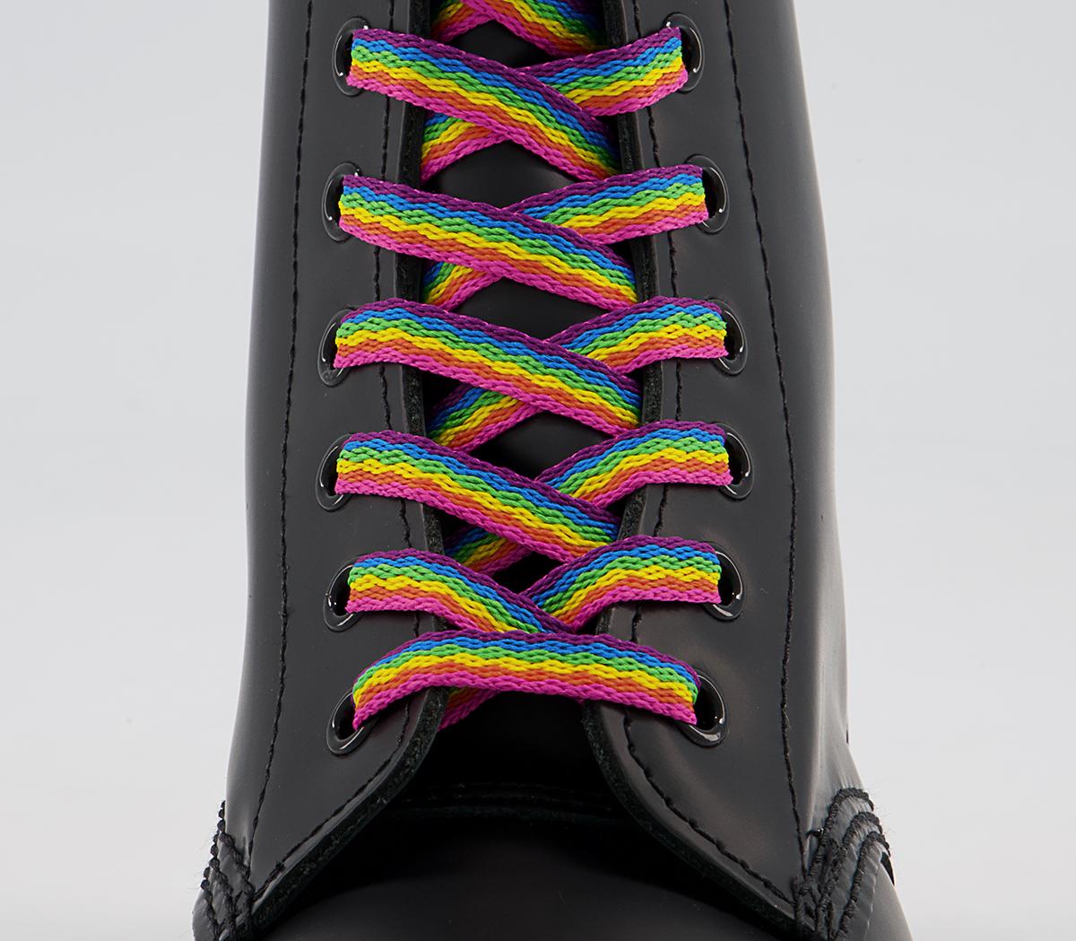 Dr. Martens 8-10 Eye Flat Laces Dr. Martens 8-10 Eye Flat Laces Multi Stripe