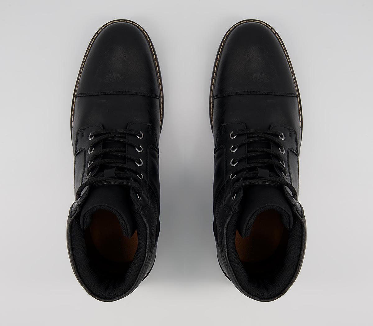 Office Bletchley Casual Toecap Boots Office Bletchley Casual Toecap Boots Black