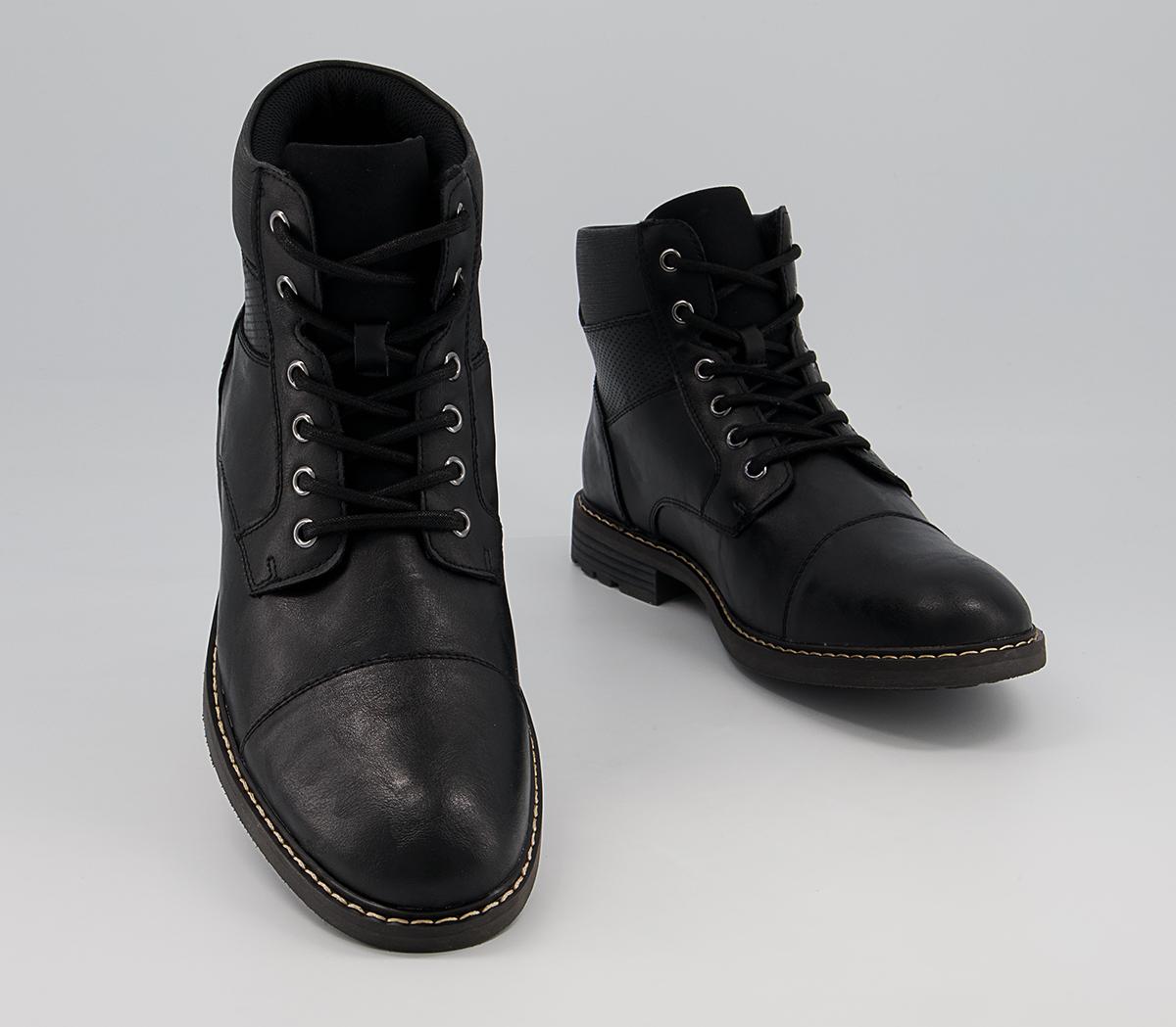 Office Bletchley Casual Toecap Boots Office Bletchley Casual Toecap Boots Black