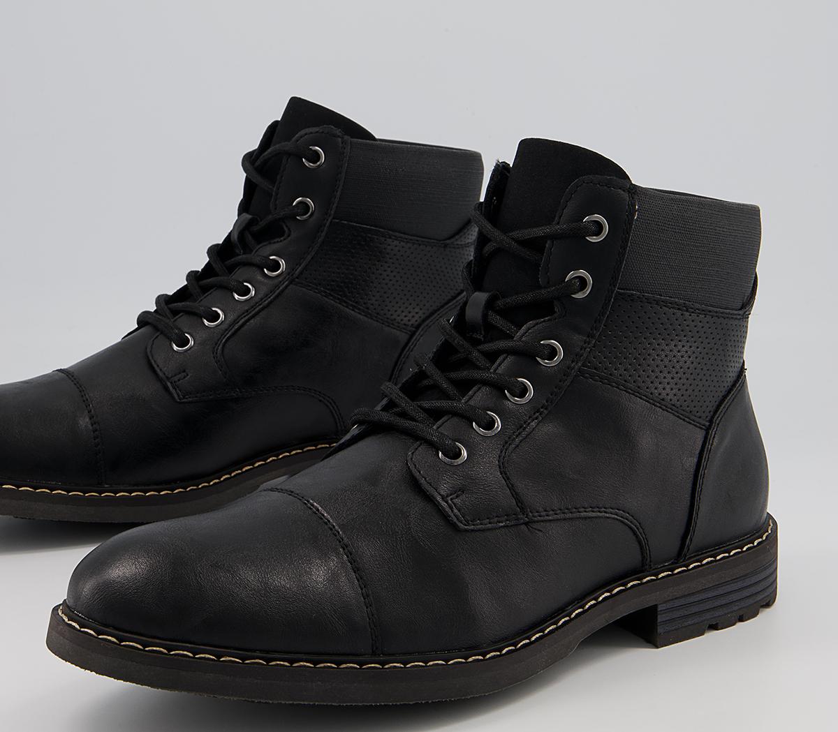 Office Bletchley Casual Toecap Boots Office Bletchley Casual Toecap Boots Black