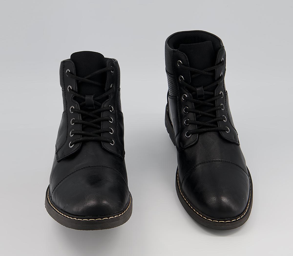 Office Bletchley Casual Toecap Boots Office Bletchley Casual Toecap Boots Black