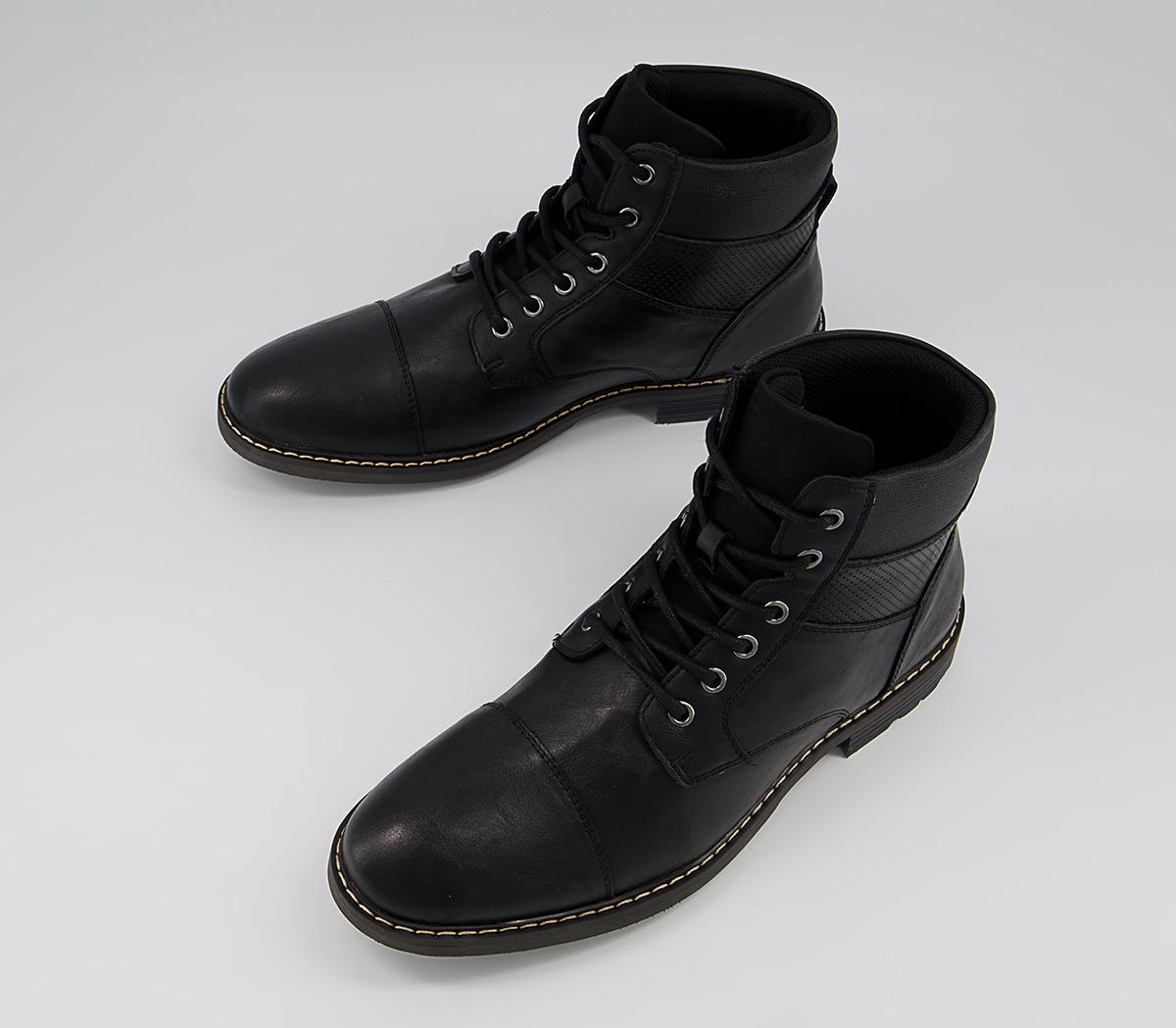 Office Bletchley Casual Toecap Boots Office Bletchley Casual Toecap Boots Black