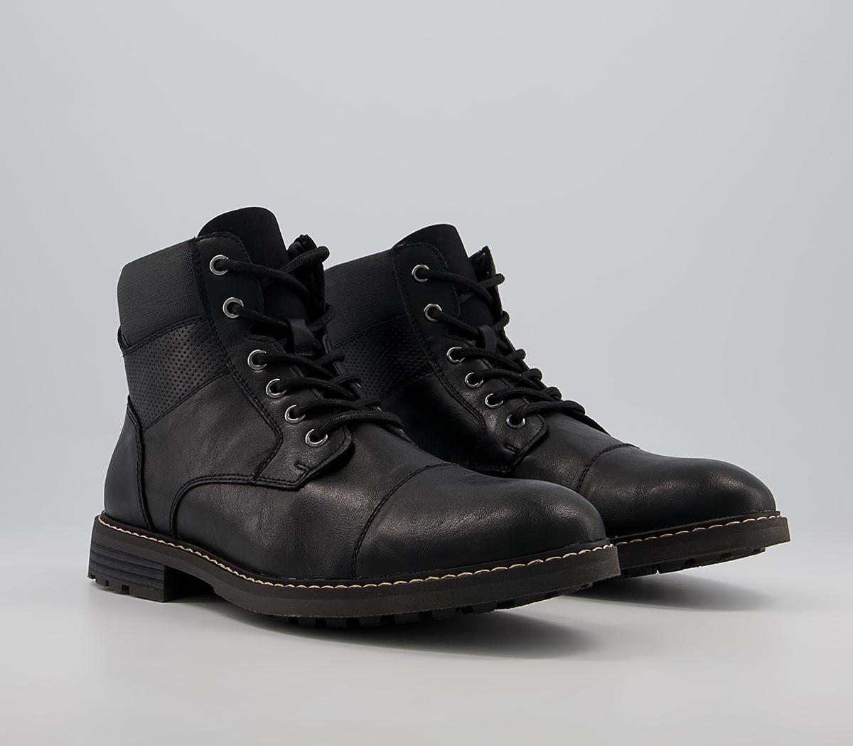 Office Bletchley Casual Toecap Boots Office Bletchley Casual Toecap Boots Black