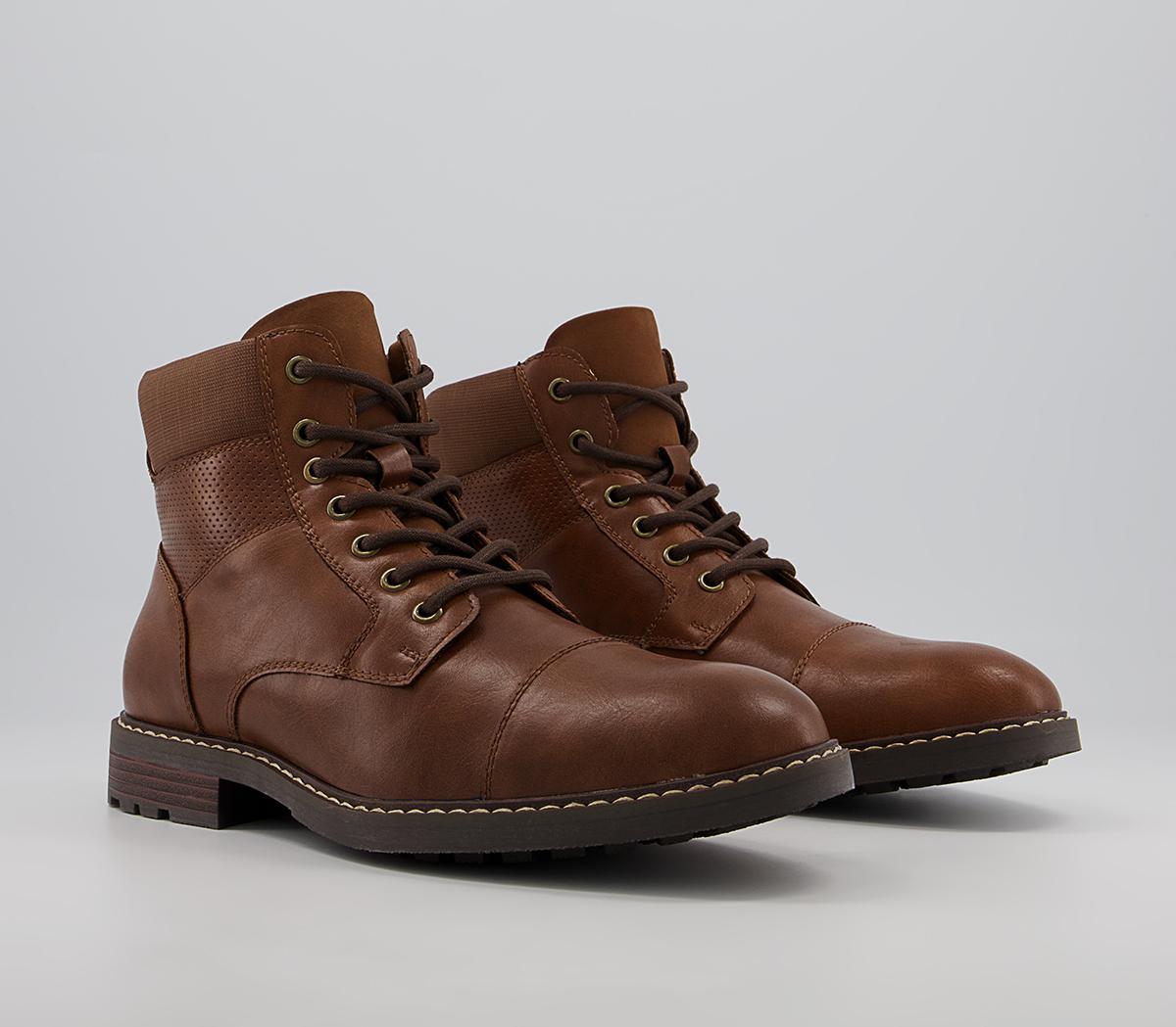 Office Bletchley Casual Toecap Boots Office Bletchley Casual Toecap Boots Brown
