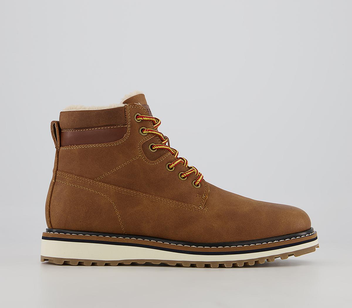 OFFICEBodmin Borg Lined Ankle BootsTan Nubuck