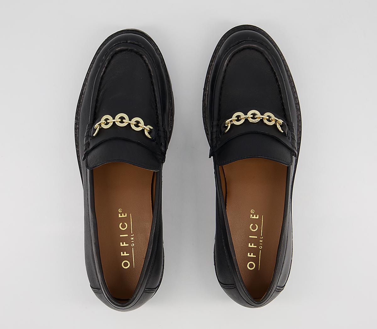 Office Frame Chunky Loafers Office Frame Chunky Loafers Black Leather
