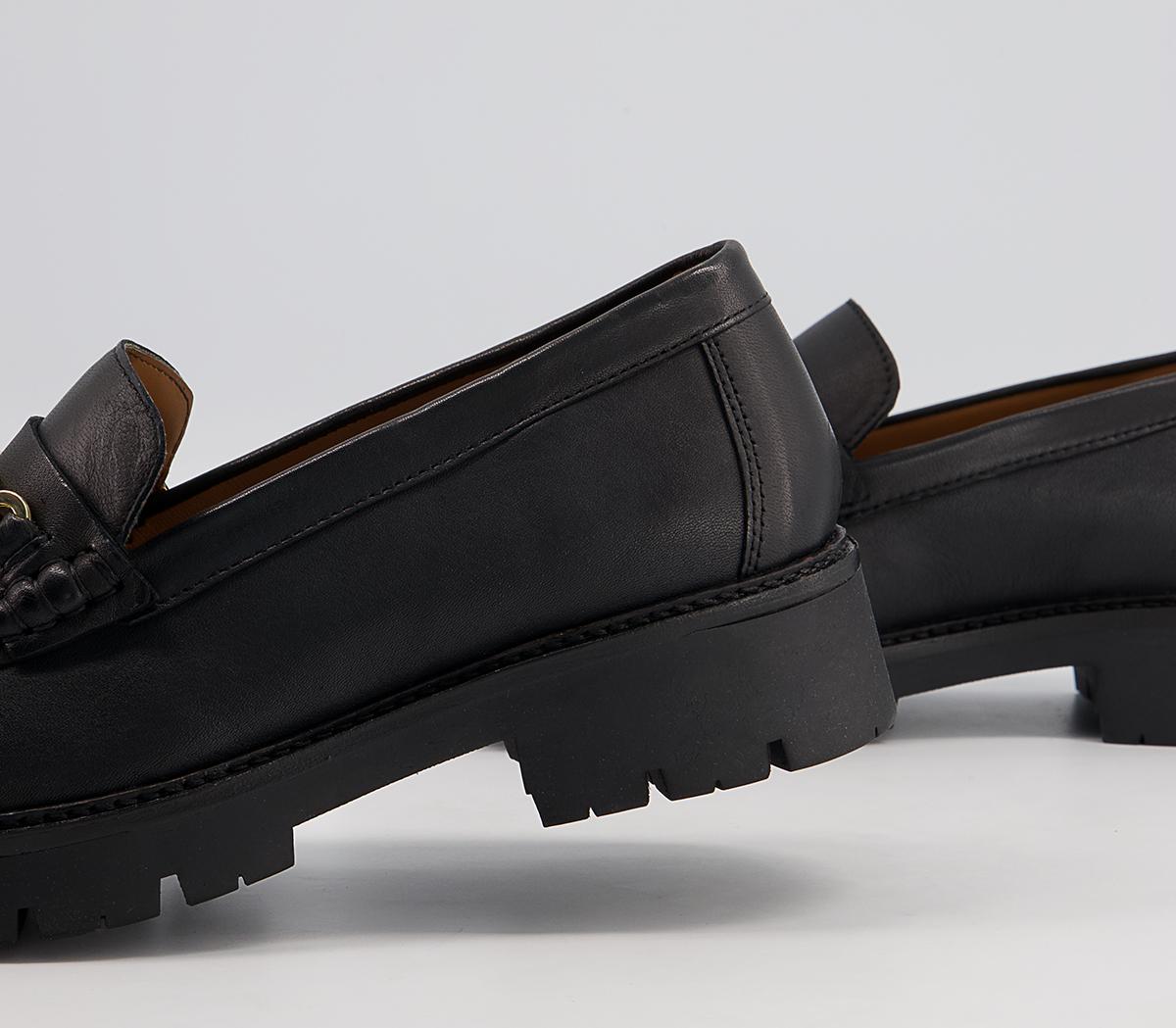 Office Frame Chunky Loafers Office Frame Chunky Loafers Black Leather