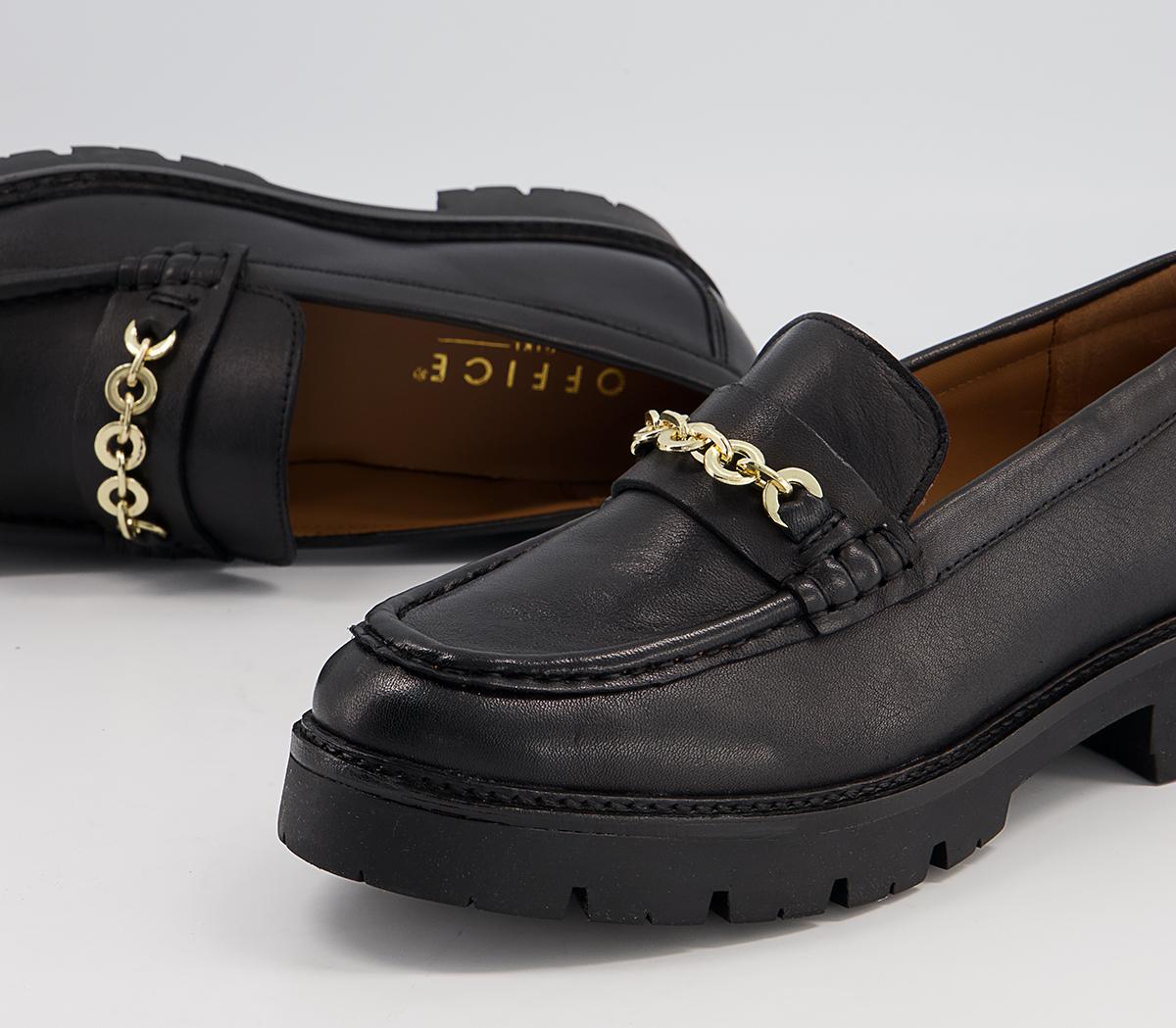 Office Frame Chunky Loafers Office Frame Chunky Loafers Black Leather