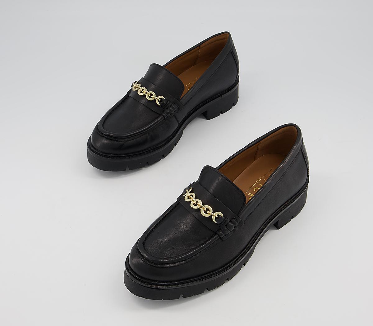 Office Frame Chunky Loafers Office Frame Chunky Loafers Black Leather