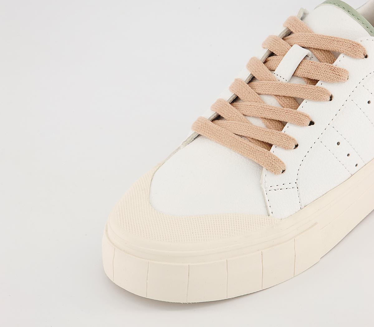 Office Floating Textured Sole Lace Up Trainers Office Floating Textured Sole Lace Up Trainers White Sage Mix