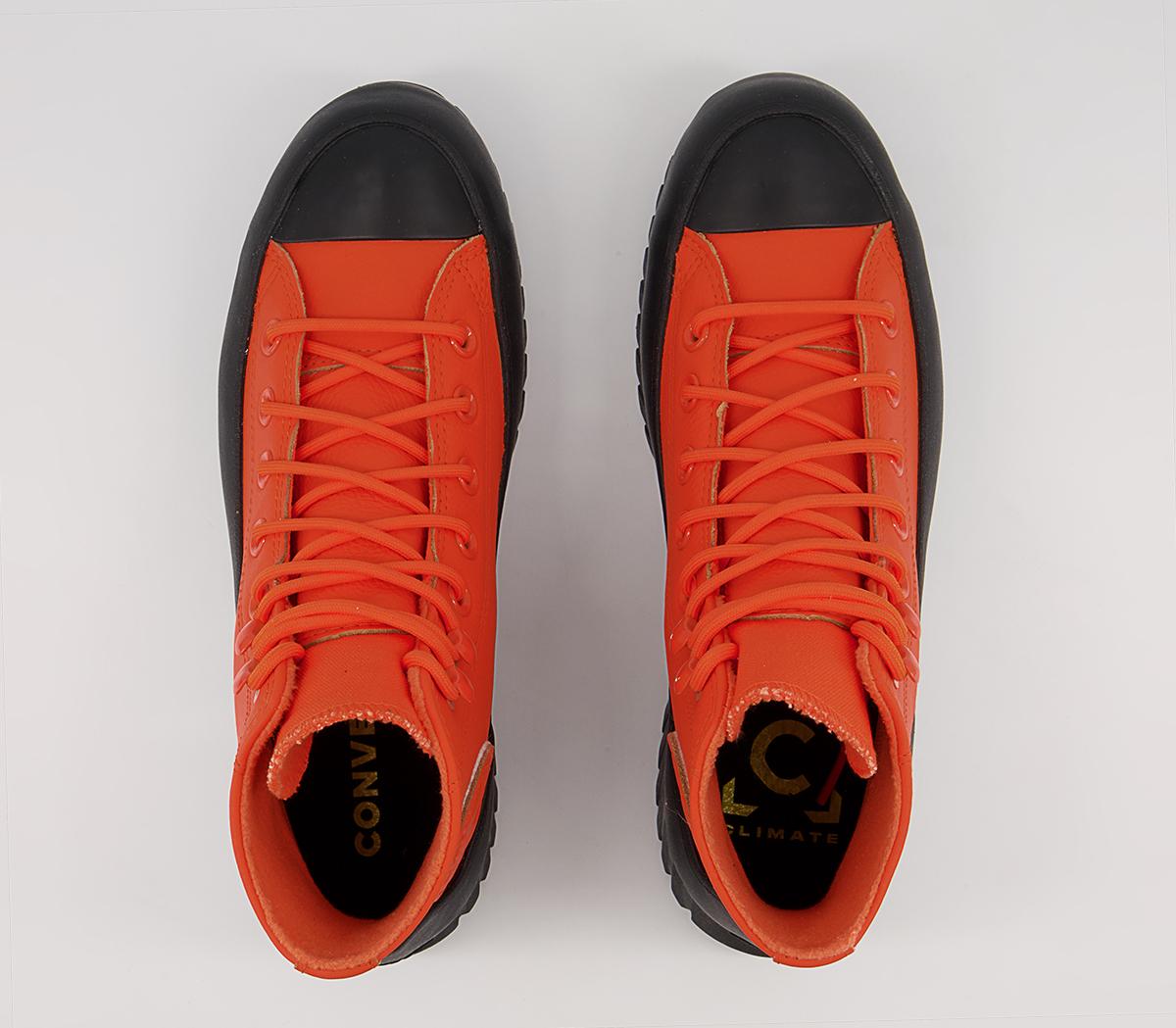 Converse All Star Lugged Winter 2.0 Trainers Converse All Star Lugged Winter 2.0 Trainers Bold Mandarin Lime Twist Black
