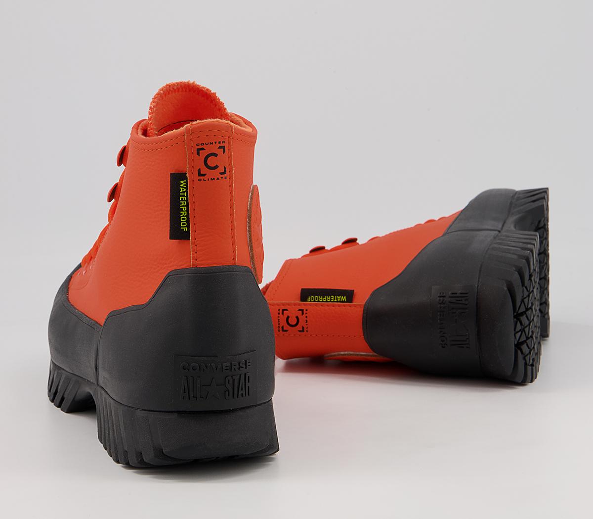 Converse All Star Lugged Winter 2.0 Trainers Converse All Star Lugged Winter 2.0 Trainers Bold Mandarin Lime Twist Black