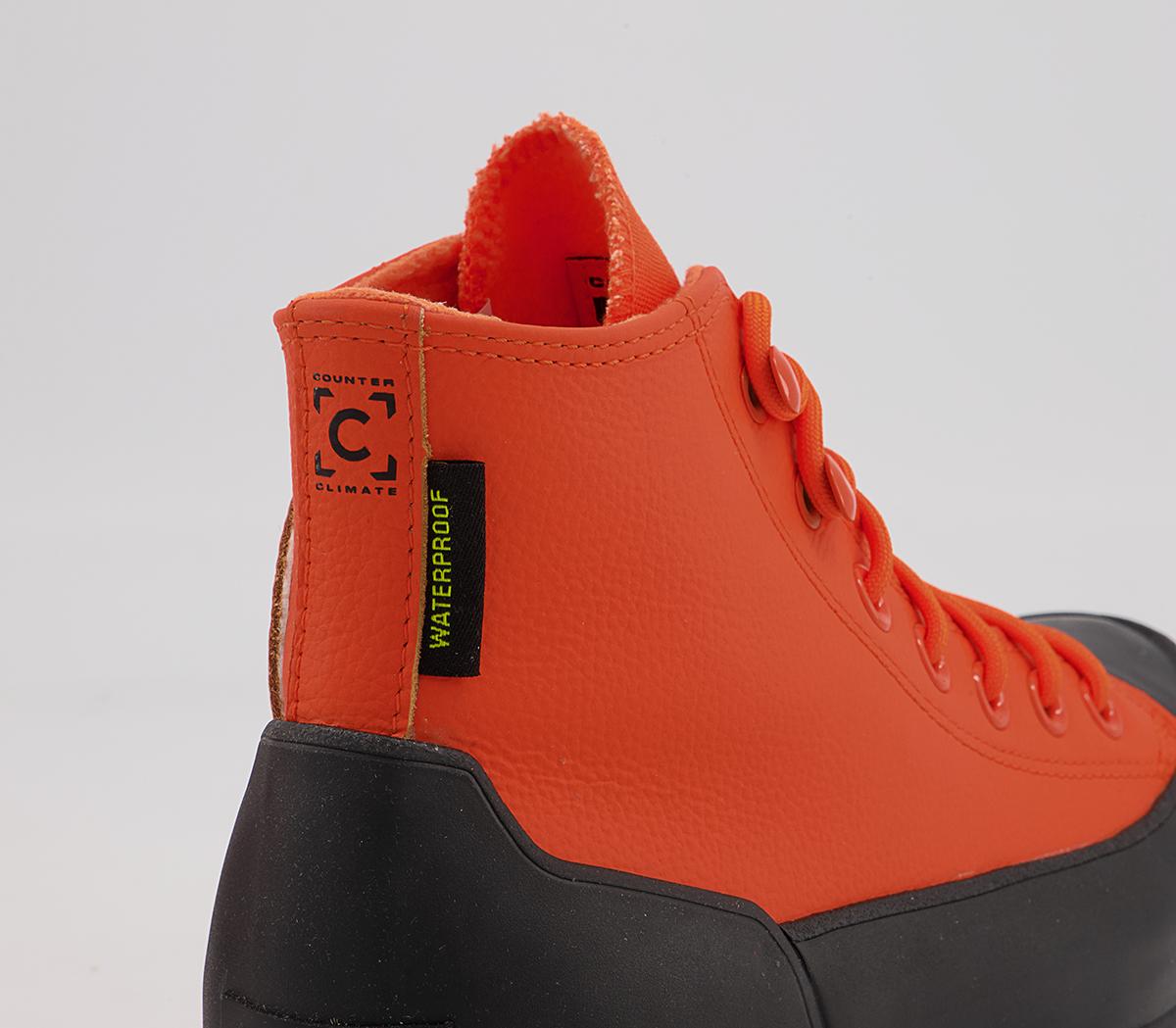 Converse All Star Lugged Winter 2.0 Trainers Converse All Star Lugged Winter 2.0 Trainers Bold Mandarin Lime Twist Black