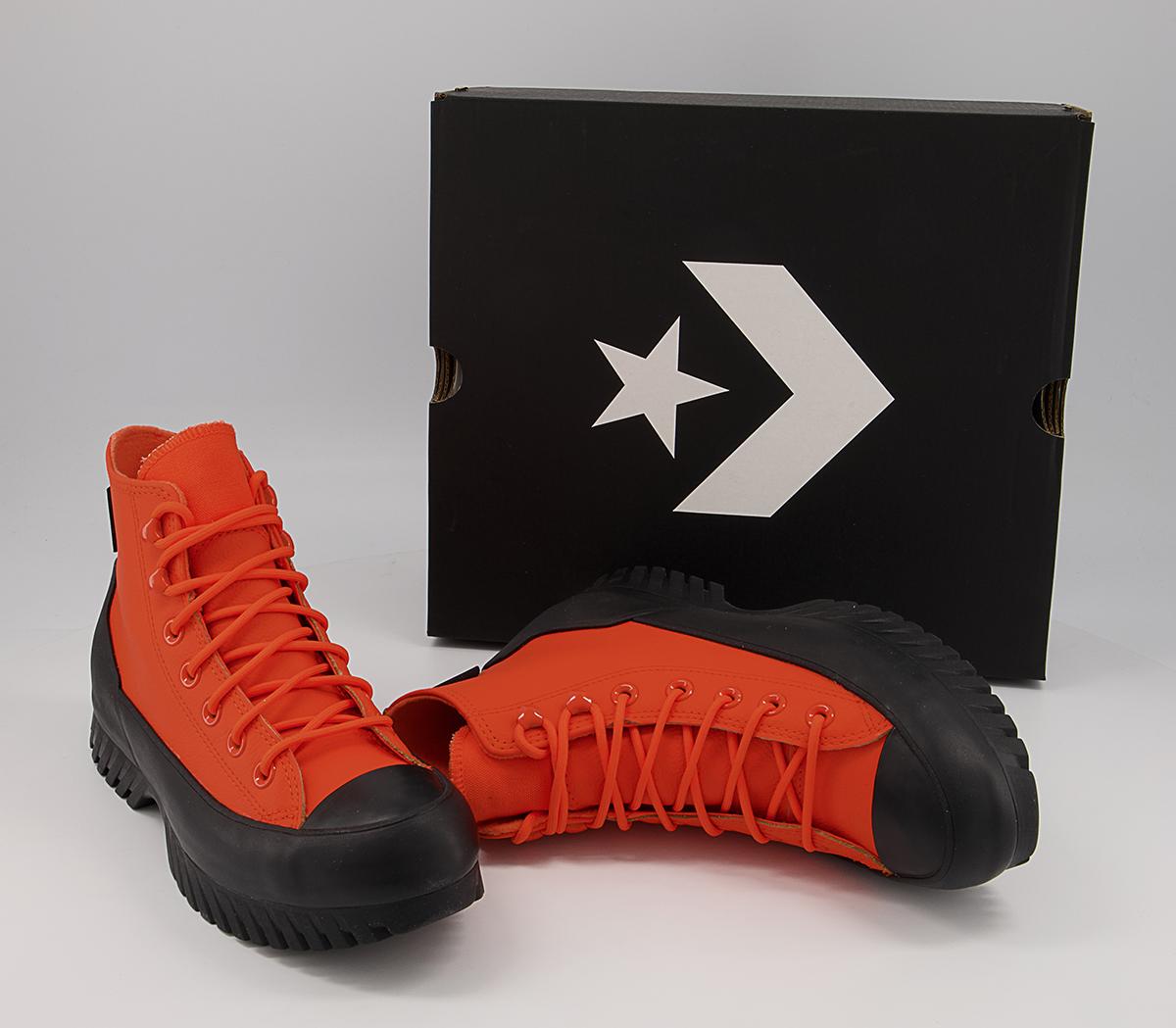 Converse All Star Lugged Winter 2.0 Trainers Converse All Star Lugged Winter 2.0 Trainers Bold Mandarin Lime Twist Black