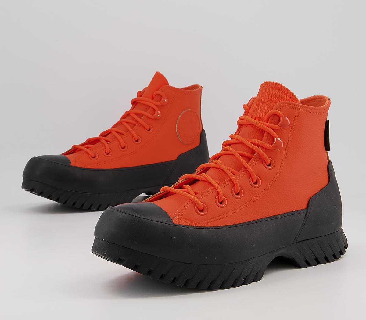 Converse All Star Lugged Winter 2.0 Trainers Converse All Star Lugged Winter 2.0 Trainers Bold Mandarin Lime Twist Black