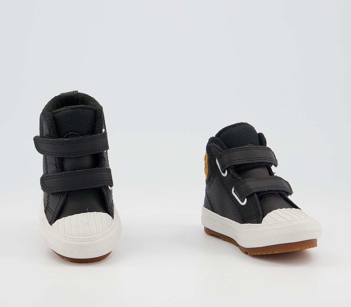 Converse All Star Berkshire Boot 2v Infant Trainers Converse All Star Berkshire Boot 2v Infant Trainers Black Black Pale Putty