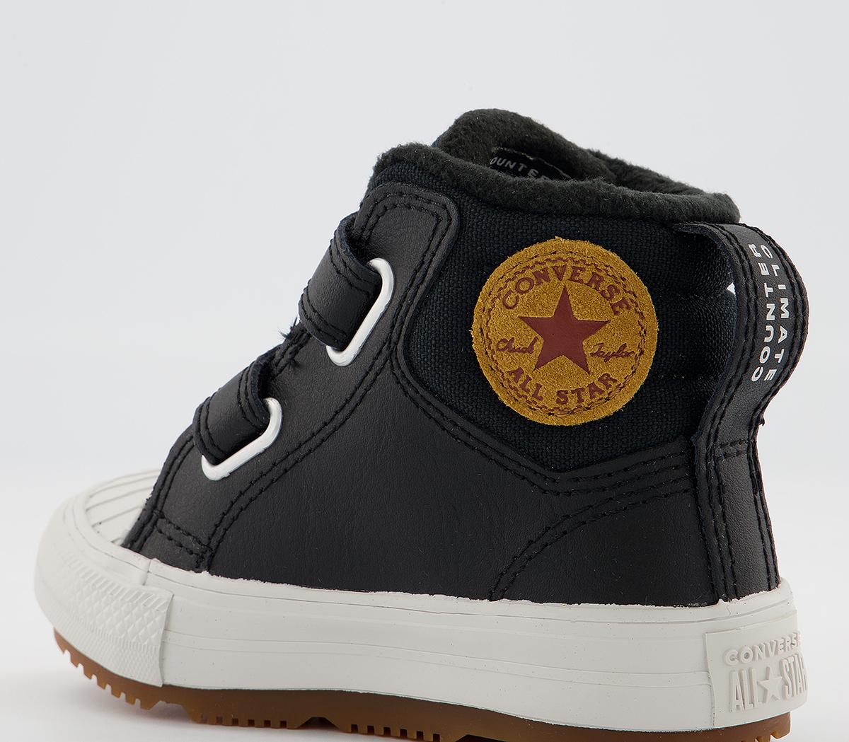 Converse All Star Berkshire Boot 2v Infant Trainers Converse All Star Berkshire Boot 2v Infant Trainers Black Black Pale Putty