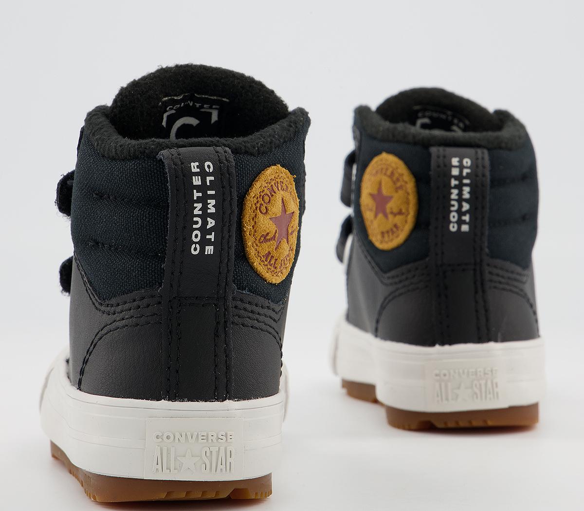Converse All Star Berkshire Boot 2v Infant Trainers Converse All Star Berkshire Boot 2v Infant Trainers Black Black Pale Putty