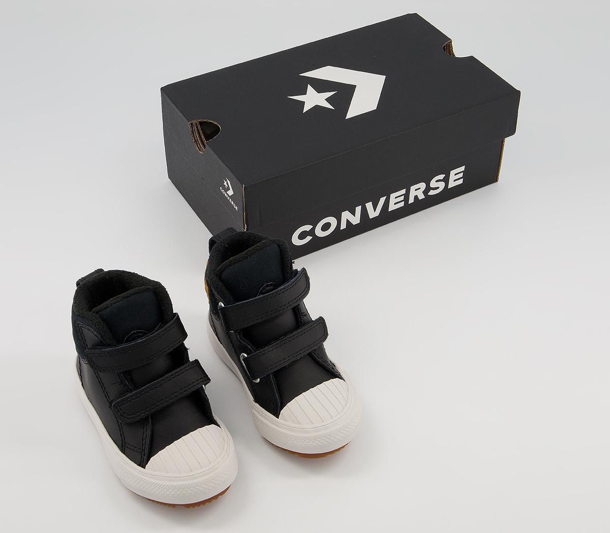 Converse All Star Berkshire Boot 2v Infant Trainers Converse All Star Berkshire Boot 2v Infant Trainers Black Black Pale Putty