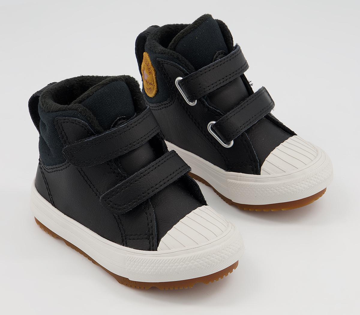 Converse All Star Berkshire Boot 2v Infant Trainers Converse All Star Berkshire Boot 2v Infant Trainers Black Black Pale Putty