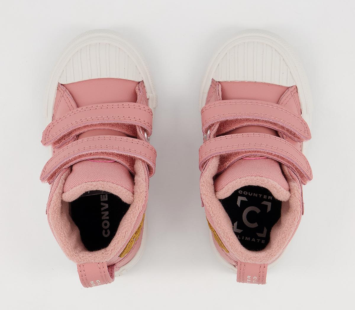 Converse All Star Berkshire Boot 2v Infant Trainers Converse All Star Berkshire Boot 2v Infant Trainers Rust Pink Pale Putty