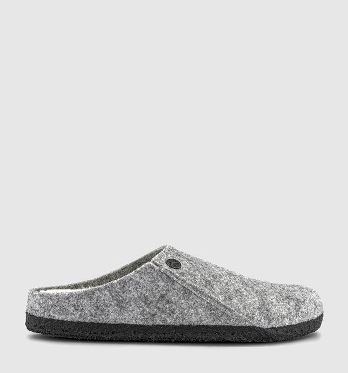 BIRKENSTOCK Zermatt Shearling Slippers Light Grey