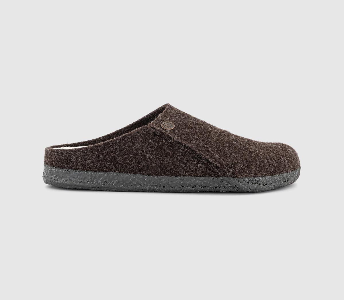 Birkenstock Zermatt Shearling Slippers Mocha  Brown in Women's Size 5, Office Shoes