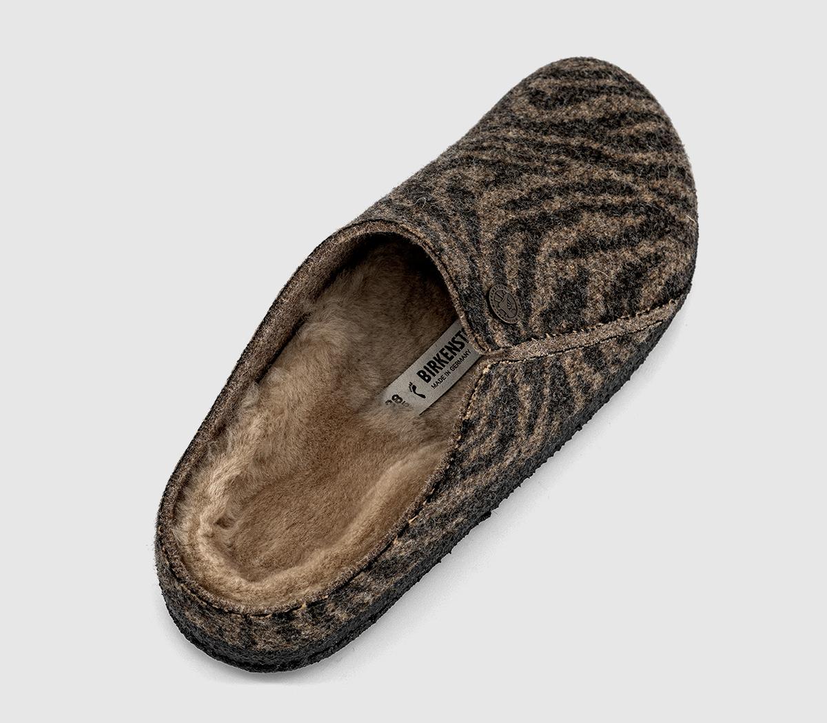 BIRKENSTOCKZermatt Shearling SlippersZebra Toffee Melange