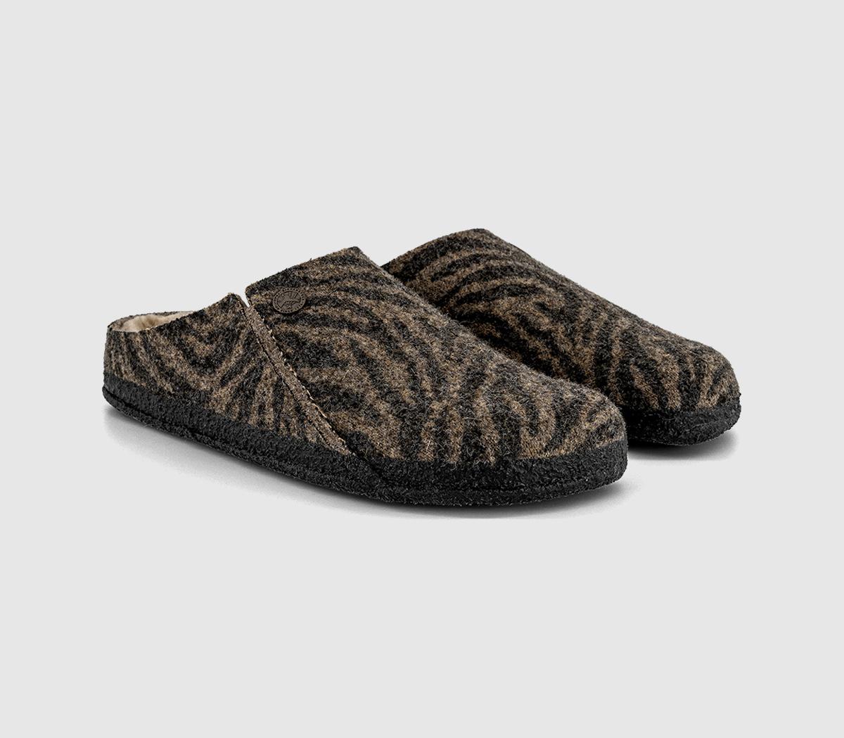 BIRKENSTOCKZermatt Shearling SlippersZebra Toffee Melange