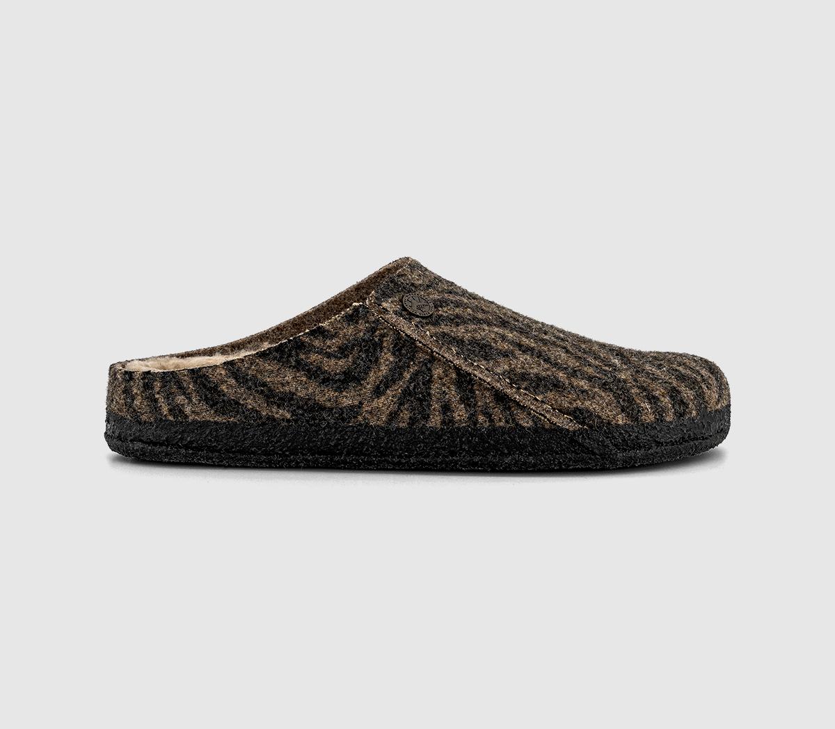 BIRKENSTOCKZermatt Shearling SlippersZebra Toffee Melange