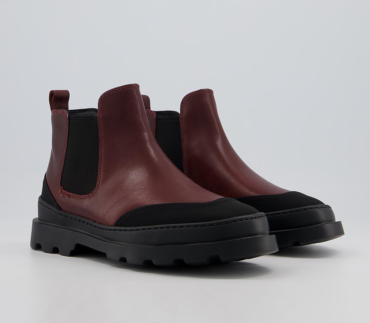 Camper Brutus Chelsea Boots Burgundy - Women's Ankle Boots