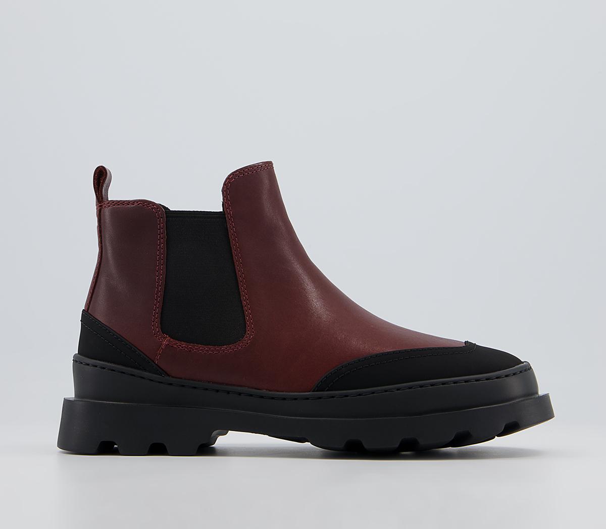 Camper Brutus Chelsea Boots Burgundy - Women's Ankle Boots