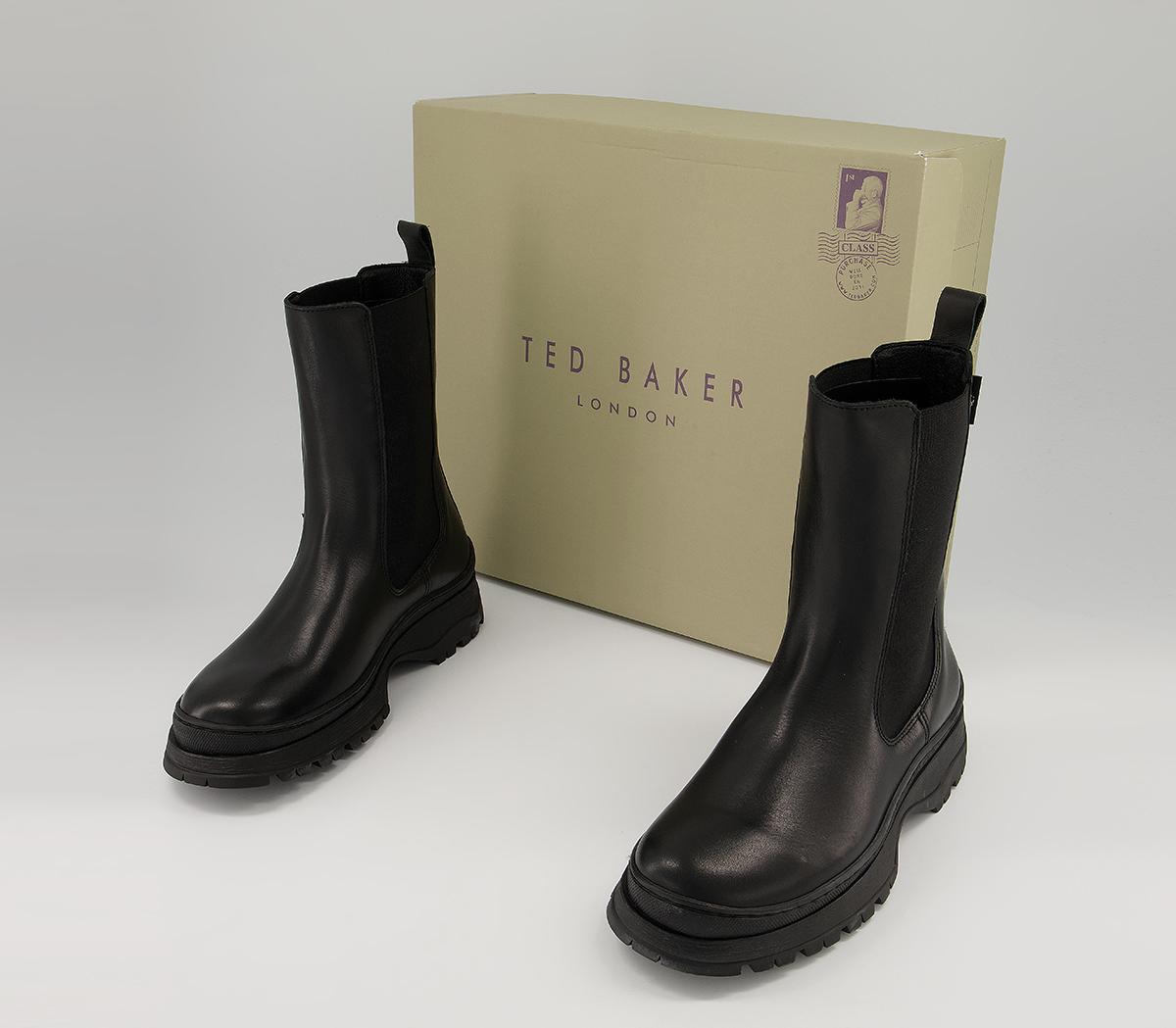 Ted Baker Lilanna High Chelsea Boots Ted Baker Lilanna High Chelsea Boots Black