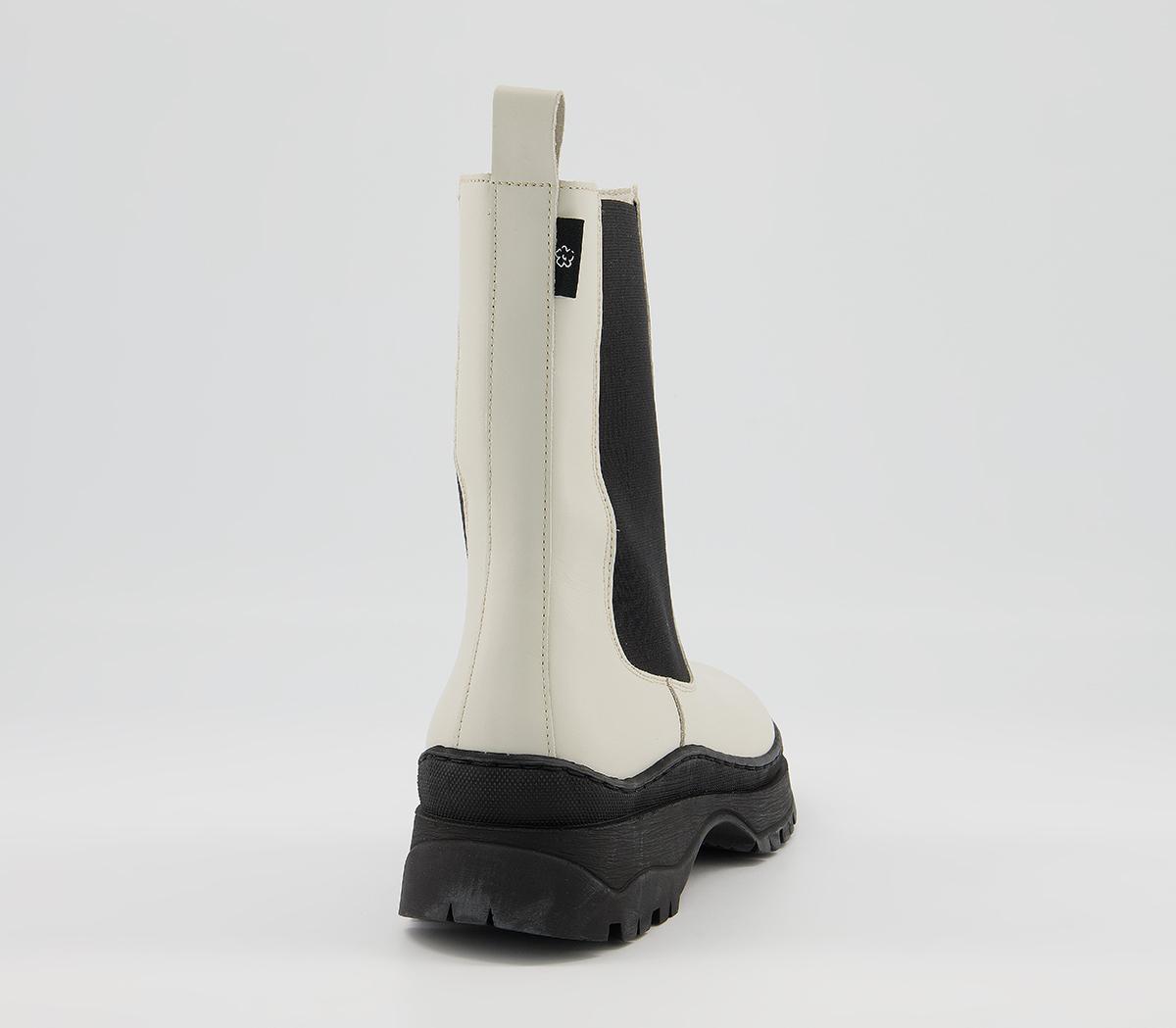 Ted Baker Lilanna High Chelsea Boots Ted Baker Lilanna High Chelsea Boots Cream