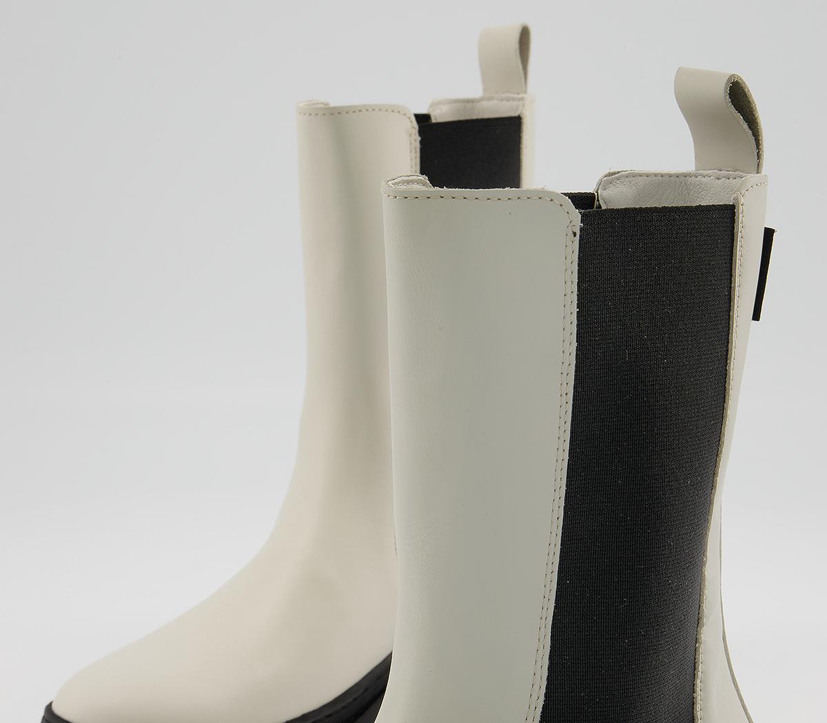 Ted Baker Lilanna High Chelsea Boots Ted Baker Lilanna High Chelsea Boots Cream