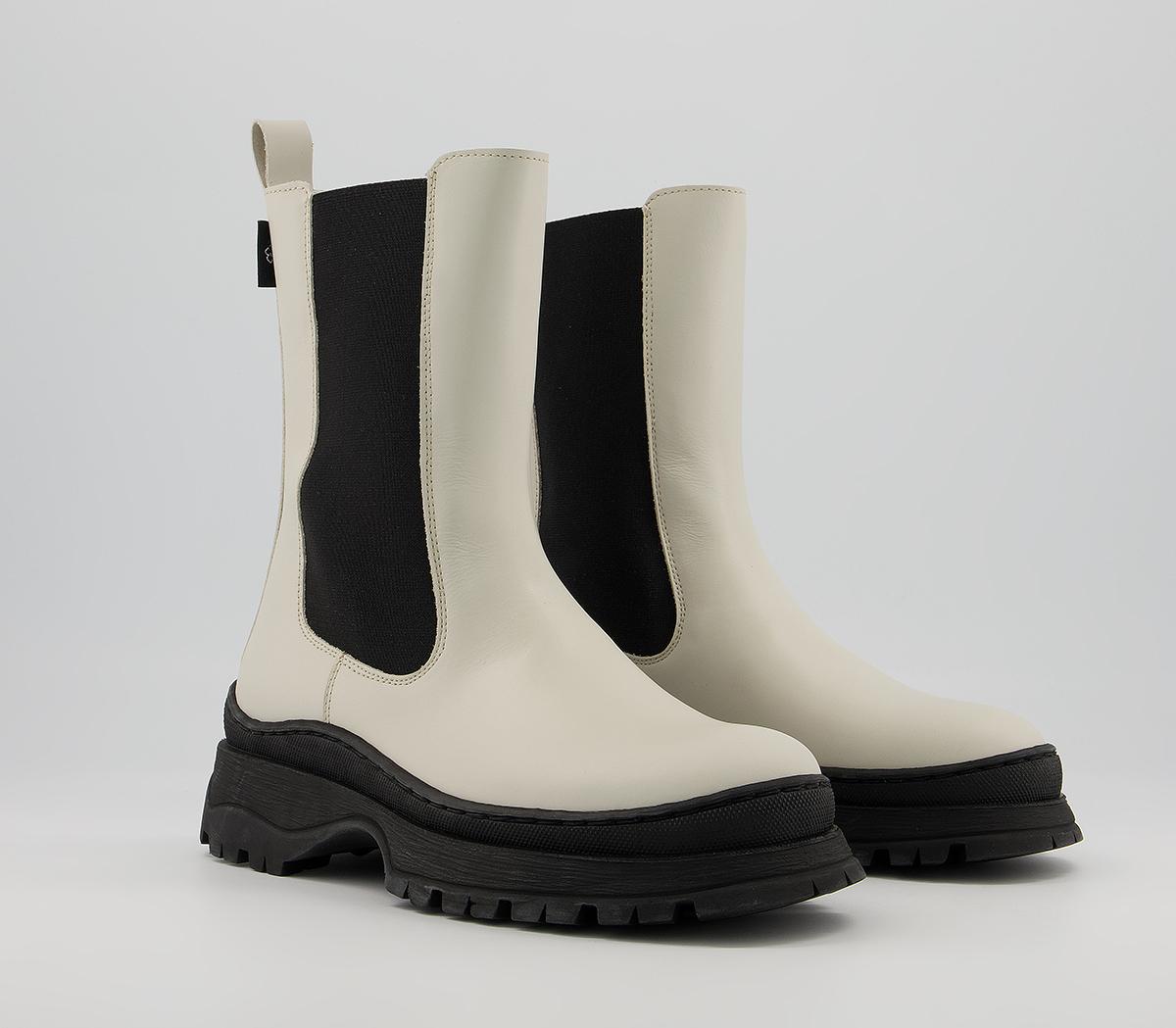 Ted Baker Lilanna High Chelsea Boots Ted Baker Lilanna High Chelsea Boots Cream