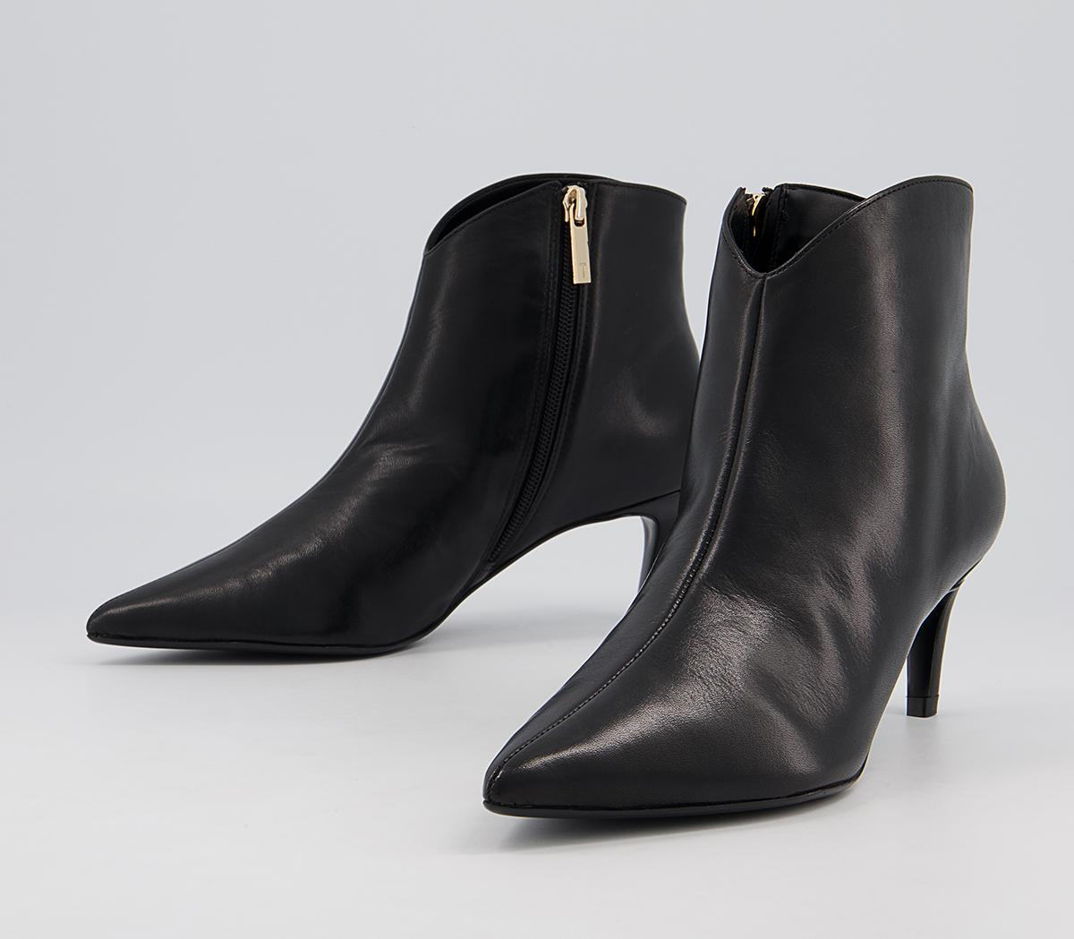 Ted Baker Galiana Heeled Boots Black - Womens Work Shoes
