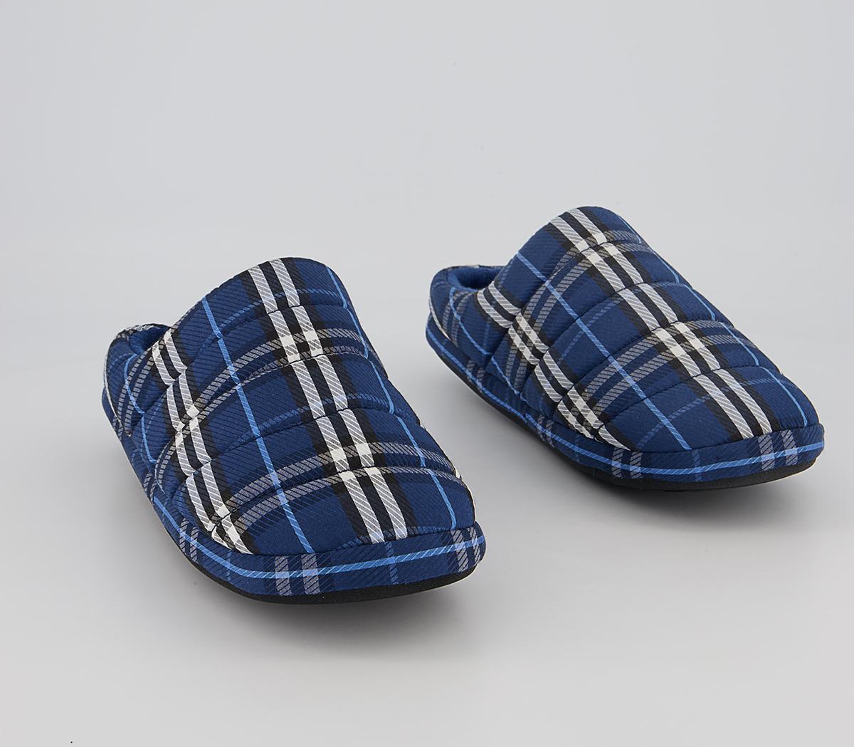 Office Chester Check Fabric Mule Slippers Office Chester Check Fabric Mule Slippers Multi
