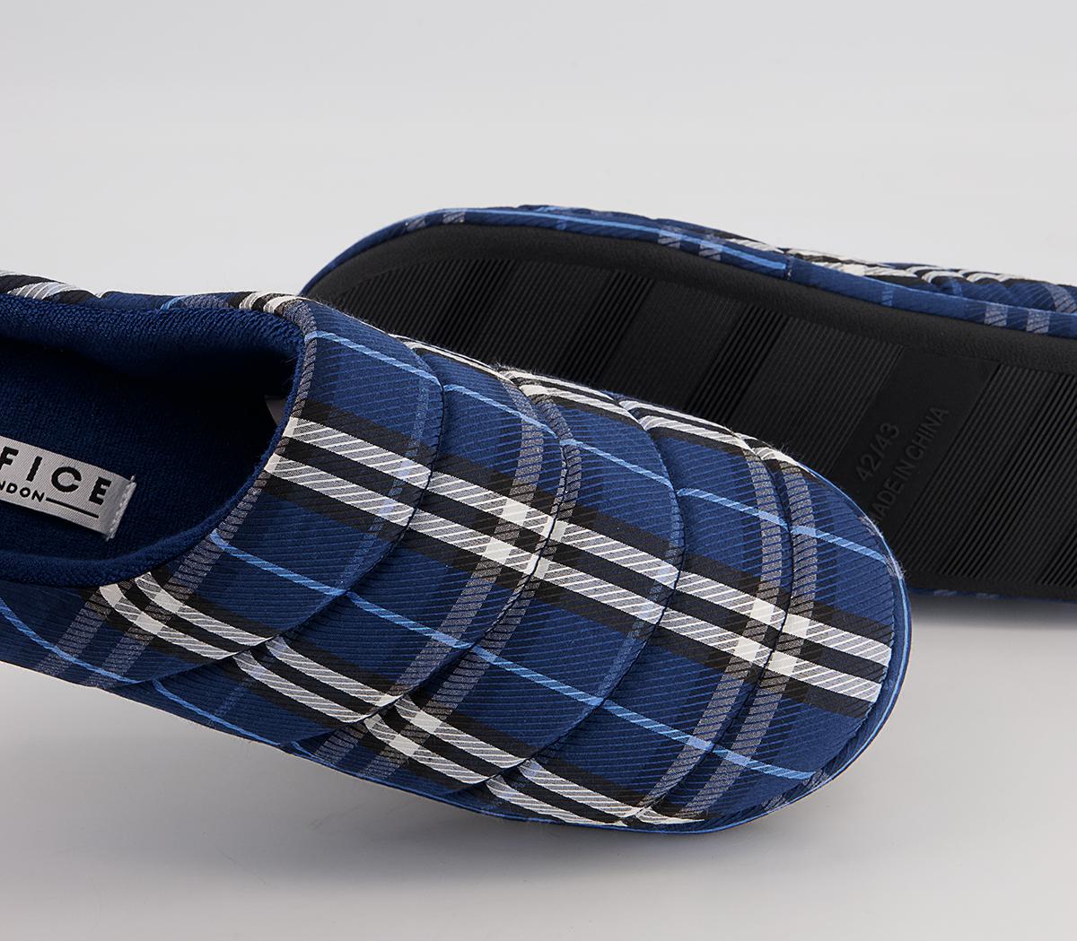 Office Chester Check Fabric Mule Slippers Office Chester Check Fabric Mule Slippers Multi