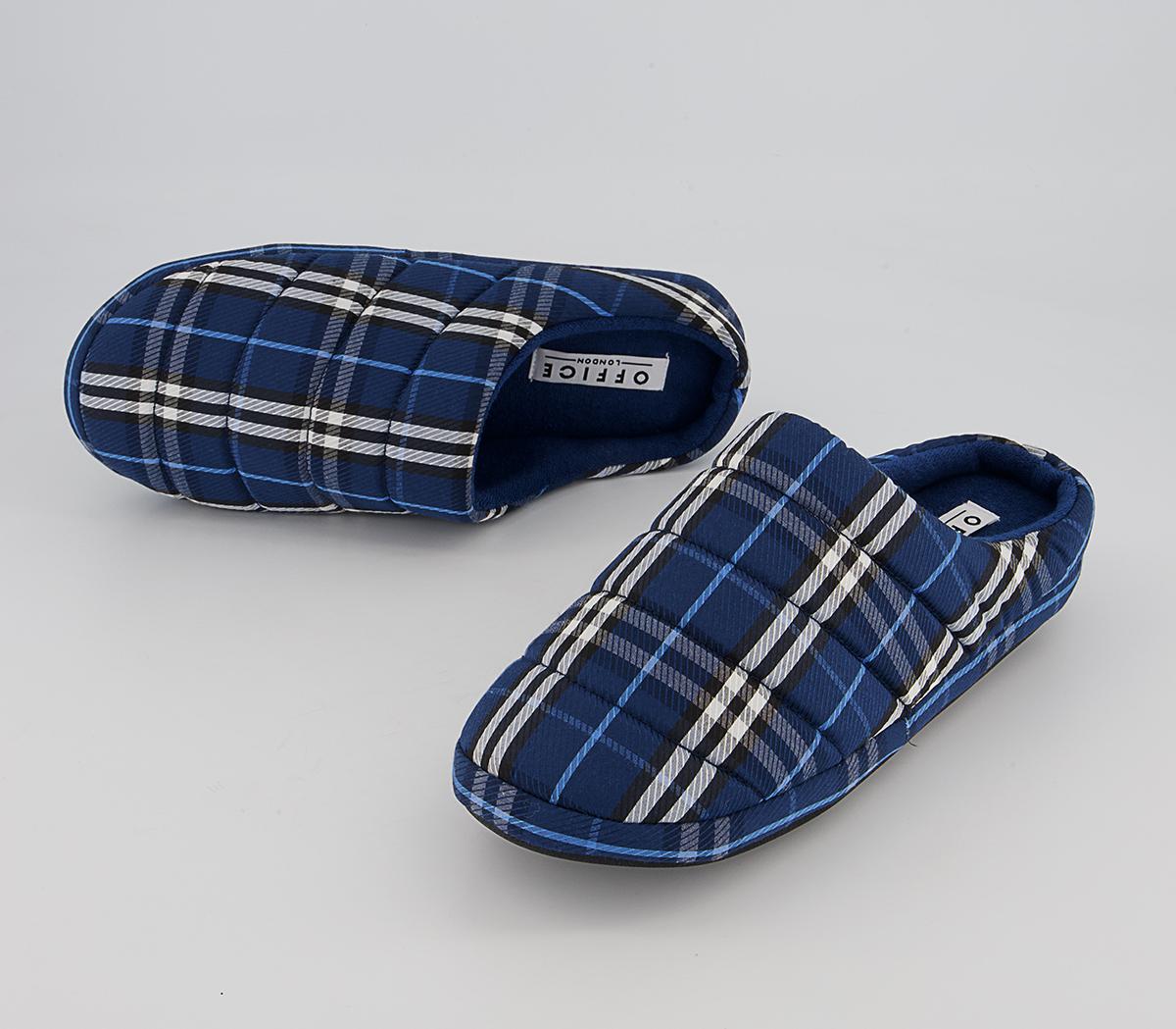 Office Chester Check Fabric Mule Slippers Office Chester Check Fabric Mule Slippers Multi