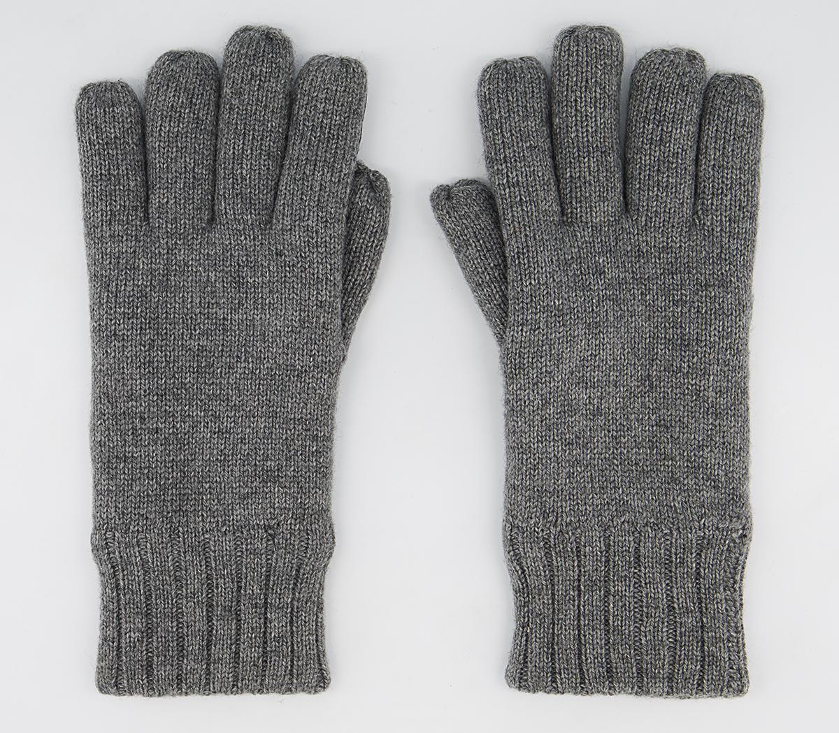 UGGKnitted Gloves With Palm PatchMetal