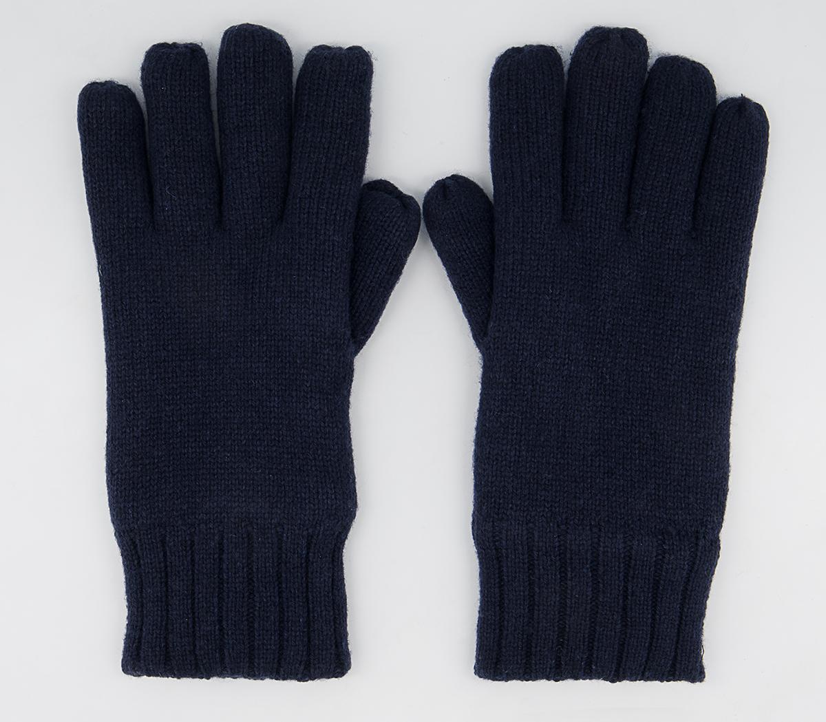 UGGKnitted Gloves With Palm PatchNavy