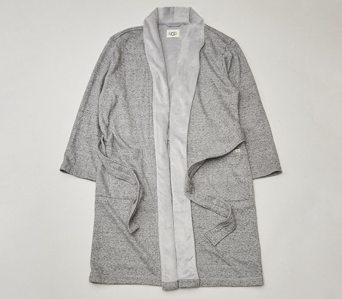 UGG Robinson Dressing Gown UGG Robinson Dressing Gown Grey Heather