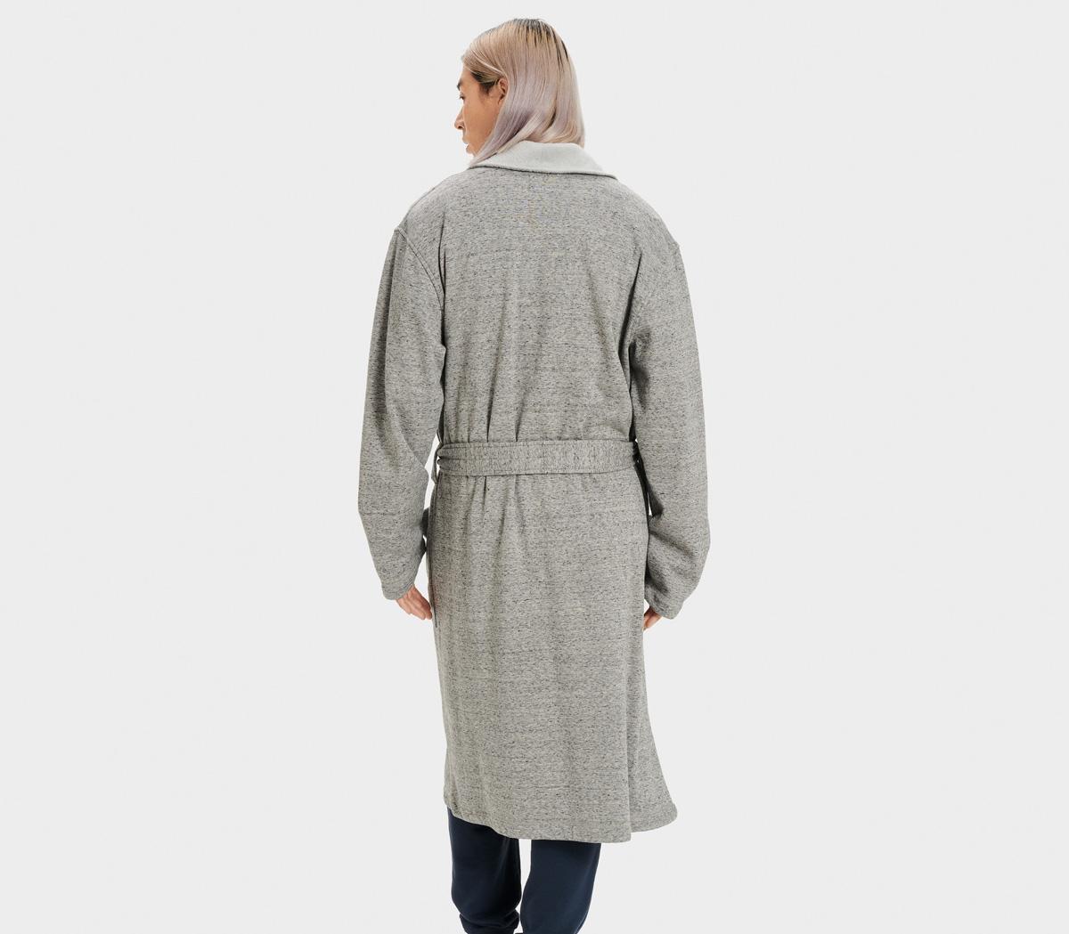 UGG Robinson Dressing Gown UGG Robinson Dressing Gown Grey Heather